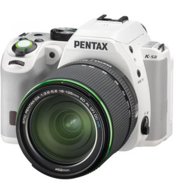 Pentax K-S2 DSLR Camera with 18-135mm Lens (White)